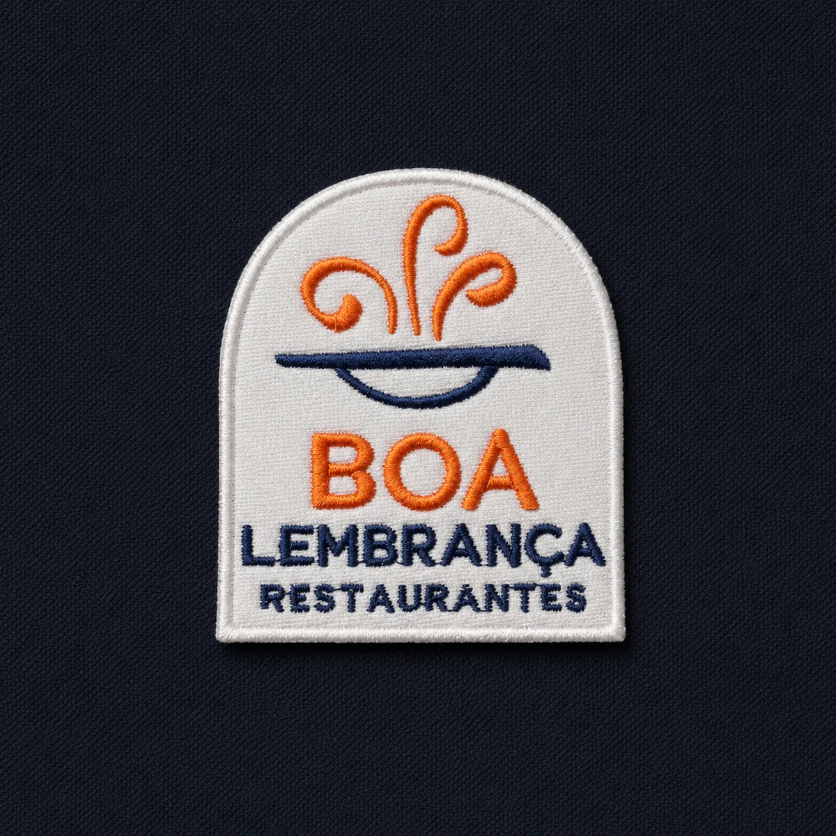 Patch Boa Lembrança Restaurantes bordado